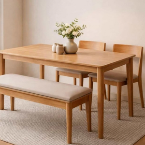 Ensemble de meubles de patio, meubles d'extérieur, OEM/ODM, chaises et table de jardin en rotin, bois et aluminium, 4-8 places, design personnalisé - Product Image 3