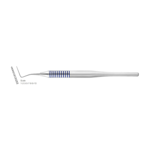 Sonde d'exploration dentaire Zoha Surgico Williams UNC 15/23, marquage codé par couleur, instruments à double extrémité en acier inoxydable, manuel - Product Image 6