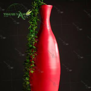 Jarrón de bambú verde azulado hecho a mano para decoración ecológica del hogar para arreglos florales y exhibiciones de mesa minimalistas - Product Image 3