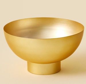 Tazón clásico hecho a mano de latón para decoración de mesa de comedor, metal duradero, perfecto para servir platos tradicionales. - Product Image 2