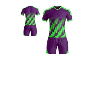 Uniformes de Fútbol Personalizados Profesionales y Económicos, Conjuntos Completos de Camisetas de Fútbol para Equipos Masculinos, en Poliéster, Sublimados - Product Image 3