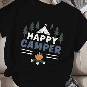 Camiseta cómoda para mujer con diseño de Happy Camper - Product Image 1