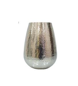 Florero Moderno de Metal Martillado con Diseño Moderno, Colores Personalizables, Base Antideslizante, Decoración Ligera para Mesa - Product Image 2