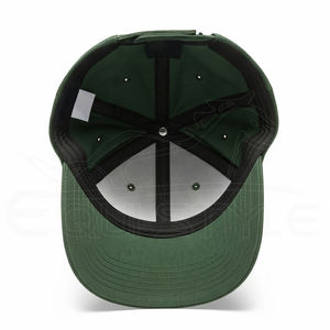 Gorras de Béisbol de Algodón Verde al por Mayor, Gorras de Béisbol con Visera Curva y Logotipo Bordado de Montaña Blanca, Gorras Deportivas Ajustables para Exteriores - Product Image 4