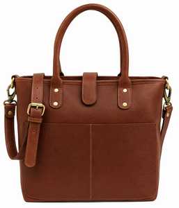 Classic Premium Leather Handbag – Full Grain Genuine Leather <b>Tote</b> for Ladies - Product Image 3