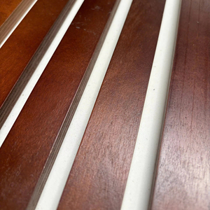 Panneaux Muraux Acoustiques en Placage Naturel, Noyau en Caoutchouc Moderne, Laine de Bois Décorative, MDF pour Maison, Salon, Salle de Sport - Acoustique en Polyester - Product Image 5