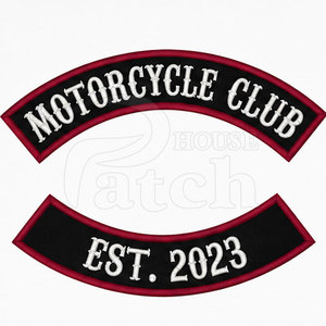 Personalized Motorcycle <b>Patches</b> Custom Embroidered Biker Vest Badges Rider <b>Back</b> <b>Patch</b> For Clubs Events And Groups - Product Image 6