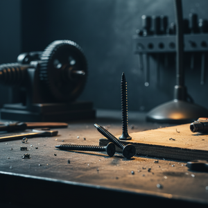 สกรูยึดผนังยิปซัม PDC รุ่น 9 นิ้ว เกรด 8.8 เหล็กกล้าคาร์บอน/สแตนเลส เกลียวมาตรฐาน ปลายเจาะแบบเจาะเอง เคลือบฟอสเฟต - Product Image 1