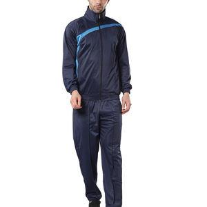 Ensemble coupe-vent pour homme : T-shirt et short personnalisés, ensemble deux pièces avec fermeture éclair en polyester - Product Image 6