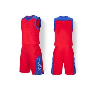 Ensemble de maillot et short de basketball respirant en tissu sportif imprimé personnalisable pour tenue d'équipe et compétition - Product Image 6