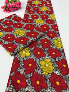 Colorful Ankara Wax Print Fabric for Dresses Quilting Sewing DIY Crafts Home Decor by Hitjem Export Island Supplier - Product Image 4