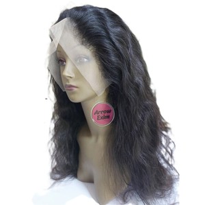 Perruque Lace Front en Cheveux Humains Remy Vierge Indiens Ondulés, Sans Colle, avec Sangles Réglables, Transparente pour la Lace, 12-30 Pouces, Poids 220-250g - Product Image 3