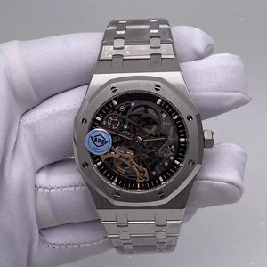 Reloj Automático de Lujo de Alta Calidad de Acero Inoxidable de 42 mm con Bisel Octogonal, Esfera Esqueletizada y Movimiento Mecánico ETA Street Coin - Product Image 1