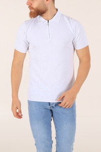 เสื้อโปโลแขนสั้นคลาสสิกสำหรับผู้ชาย ผ้าฝ้ายผสมน้ำหนักเบา สวมใส่สบาย ระบายอากาศได้ดี สไตล์ลำลอง ทรงพอดีตัว - Product Image 6