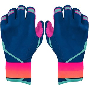 Gants de frappe bleus et roses, rembourrés, avec fermeture auto-agrippante, en tissu tricoté, unisexes, pour entraînement adulte - Product Image 1