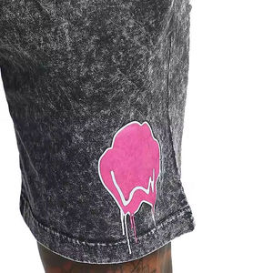 Conjunto de 2 piezas de ropa para hombre, camisetas y pantalones cortos con lavado ácido, ropa de verano, conjunto de pantalones cortos y camiseta para hombre 2026 - Product Image 3