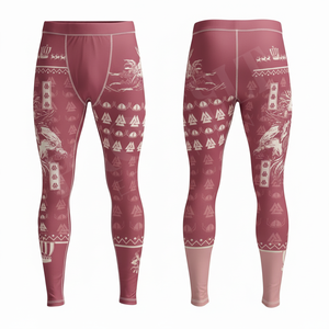 Leggings de compression pour hommes, vêtements de sport, fitness, yoga, haute performance, imprimés sur mesure, pour la course à pied, la gym et l'entraînement. - Product Image 2