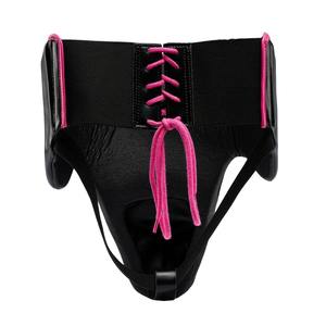 Ensemble d'entraînement professionnel noir et rose OEM en cuir de vachette véritable : Gants de boxe, protège-tête et protège-guêtres - Product Image 6