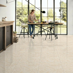 Carreaux de porcelaine polis Dyna Azul 600x600mm, aspect marbre bleu, brillants, antibactériens, antidérapants, pour sols intérieurs de salle de bain - Product Image 2