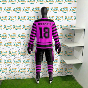 Uniforme de Hockey sobre Hielo Sublimado Profesional para Hombre Adulto, 100% Poliéster, Ecológico, de Secado Rápido, Transpirable, a Bajo Precio - Product Image 3