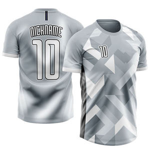 รับผลิตเสื้อฟุตบอลแฟนคลับแบบซับลิเมชั่น ผ้า 160 GSM ผลิตตามสั่ง ขายส่ง รับผลิตแบบ OEM - Product Image 1