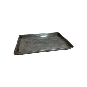 Aluminium Bakery Tray <b>Rectangular</b> Shape Food Serving Trays For Restaurants Table Accessories Decorative Trays Pewter Antique - Product Image 1