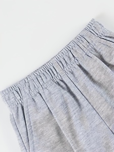 Everyday Casual <b>Pull</b> On Elastic Waist Soft Touch Athletic Leisure Gym Fitness Mid Length Comfortable Mens Relaxed Fleece Short - Product Image 4