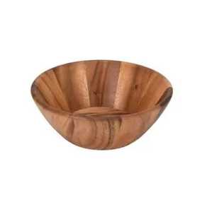 Tazón para Ensalada de Madera de Acacia con Paredes Rectas, Cilíndrico, para Servir Frutas, Ecológico, Vajilla al por Mayor - Product Image 1