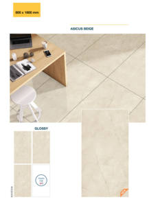 Azulejos de porcelana pulida tamaño grande 80X160cm losa esmaltada para pared y suelo Estilo clásico-para sala de estar Oficina Villa Hotel - Product Image 6