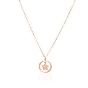 Cadena de oro rosa de 18 quilates para mujer, collar de eslabones delicados ultraligeros de 1,37g, joyería fina minimalista elegante de lujo unisex para mujer - Product Image 5