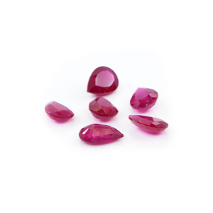Rubis naturels de Bangkok, formes poire calibrées 10x15mm, pierres précieuses de rubis naturelles facettées en vrac pour la fabrication de bijoux, prêtes à l'emploi - Product Image 4