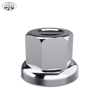 Couvercle d'écrou de roue en acier inoxydable, 31/32/33mm, pour roues de camion