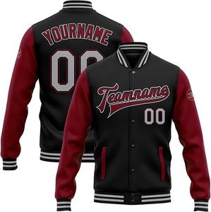 High Quality Varsity <b>Jacket</b> Winter Custom Logo Embroidery Design Men's Varsity Baseball <b>Jacket</b> Closure OEM Bomber <b>Jacket</b> - Product Image 4