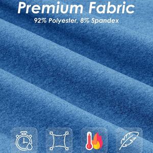 เสื้อสเวตเตอร์ซิปหน้าสำหรับผู้ชายเสื้อ1/4กอล์ฟแบบสวมหัวมีซิปครึ่งตัวจากโรงงานออกแบบโลโก้ได้ตามต้องการ - Product Image 5