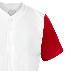 Maillots de baseball sur mesure pour hommes - 100% polyester, col en V, manches courtes, noms d'équipe/numéros de joueur personnalisés, taille plus, service OEM - Product Image 6