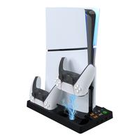 Station de charge de ventilateur de refroidissement de Console de chargeur de contrôleur Ps5 pour Consoles de jeux vidéo Ps5 Slim