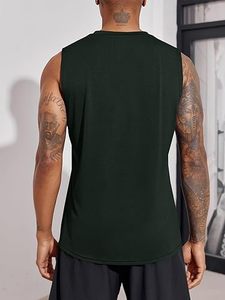 Camiseta sin Mangas Personalizable Blanca y Negra de Algodón para Hombre, Camiseta Deportiva para Fisicoculturismo, Camiseta de Gimnasio para Hombre, Camisetas para Hombre - Product Image 2