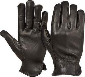 Gants en cuir pour hommes, gants de conduite d'hiver - Product Image 2