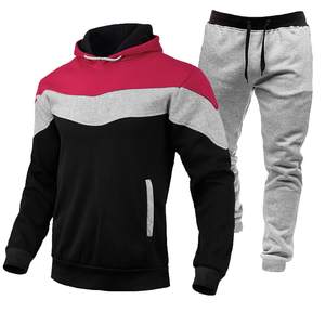 Service ODM personnalisé, ensemble de jogging pour homme sur mesure, haute qualité, ensemble 2 pièces pour homme, ensemble de jogging personnalisé effet délavé - Product Image 1