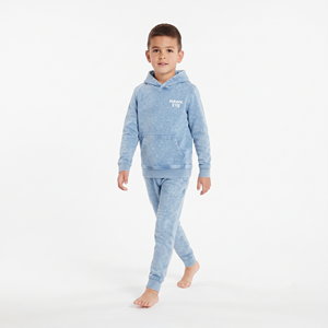 Conjunto Deportivo Infantil de Algodón con Capucha y Pantalones Jogger, Talla Regular, Bordado con Parche, Logotipo Personalizado, Ropa Urbana - Product Image 3
