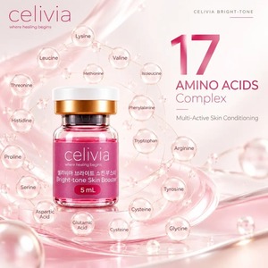Suero SKIN BOOSTER CELIVIA BRIGHT TONE 5 mL, suero para realzar la luminosidad de la piel, para piel opaca, suero iluminador para un brillo radiante. - Product Image 3