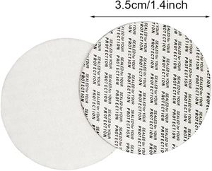 Tapas de Papel Laminado Blanco para Botellas de Espuma PS, Sellado Sensible a la Presión, Anti-Vuelco, para Envases de Alimentos y Productos Farmacéuticos, Entrega Rápida - Product Image 3