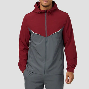 Ensemble de survêtement coupe-vent en nylon et polyester de haute qualité, réfléchissant et léger, avec pantalon de jogging, vêtements de sport personnalisés, conception OEM, ensemble pour homme - Product Image 4