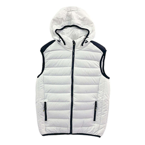 เสื้อกั๊กพัฟเฟอร์แบบไม่มีแขนสำหรับผู้ชาย คุณภาพสูงจากโรงงานผู้ผลิต (OEM) สำหรับฤดูหนาว  พร้อมซิปและกระเป๋าอเนกประสงค์  รับสกรีนโลโก้ตามแบบ - Product Image 1