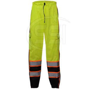 Pantalon de travail Safety Jogger, classe 2 ANSI, imperméable, multi-poches, tissu robuste, logo personnalisé pour la construction et la réparation - Product Image 4