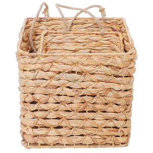 Hanging <b>Wall</b> Water Hyacinth <b>Storage</b> <b>Basket</b> Handmade <b>Storage</b> <b>Basket</b> - Product Image 1