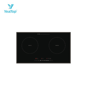 Table de cuisson à induction encastrable 73 cm, 2 brûleurs, plaque de cuisson à induction électrique avec commande tactile, verre céramique, appareil de cuisine - Product Image 4