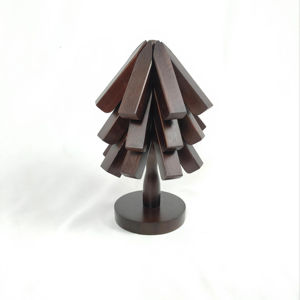 Sous-verres et dessous-de-plat artisanaux en forme d'arbre pour la protection des plats chauds, fabriqués en Inde, en vente. - Product Image 1