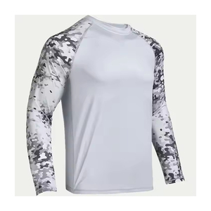 Chemises de pêche personnalisées avec logo, imperméables, antibactériennes, respirantes, UPF 50, coupe-vent, manches longues, séchage rapide, unisexes, service OEM - Product Image 6