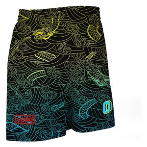 Ensemble de maillots de basket-ball personnalisés à motif d'ondes japonaises, impression par sublimation, uniforme de basket-ball unisexe, respirant, séchage rapide, été, équipe - Product Image 6